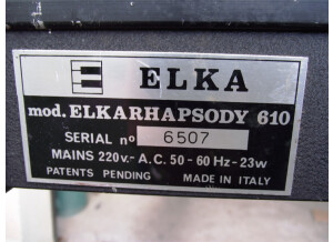ELKA Rhapsody 610 (53113)