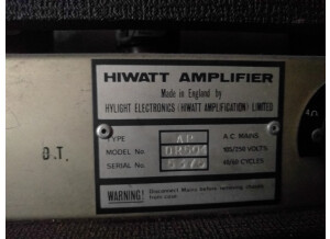Hiwatt  DR-504 Custom 50 Head (11173)
