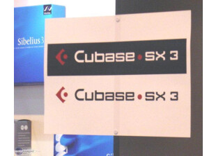 Vendredi, Cubase SX 3 s'affichait sur le stand de Steinberg.
