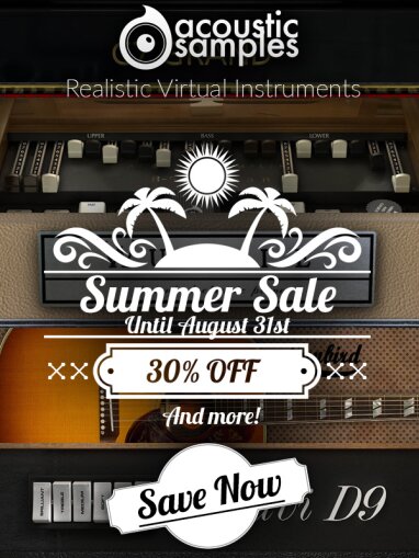 AcousticsampleS : summer AS newsletter AcousticsampleS : summer AS newsletter