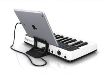 IK Multimedia iRig Keys I/O 25 : ikc L 07 iRigKeys 25 IO sx34 ipad stand back IK Multimedia iRig Keys I/O 25 : ikc L 07 iRigKeys 25 IO sx34 ipad stand back