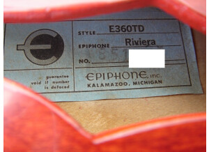 Epiphone Riviera USA