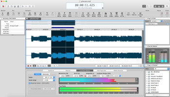 Magix Sound Forge Pro Mac 3 : interface