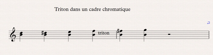 triton chromatique triton chromatique