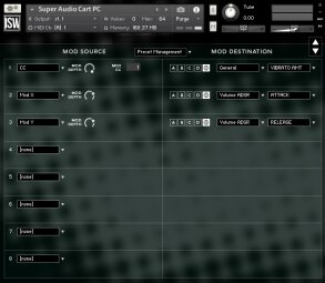 SACPC Mod Matrix SACPC Mod Matrix