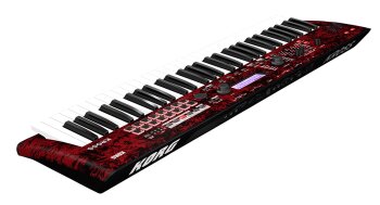 Korg Kross 2-61 : Kross 2 61 Red Marble Limited Rear Korg Kross 2-61 : Kross 2 61 Red Marble Limited Rear