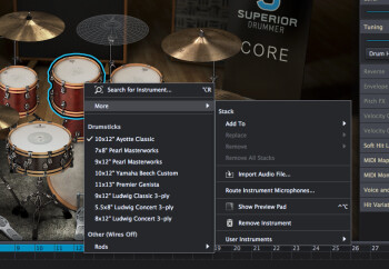 Toontrack Superior Drummer 3 : replace