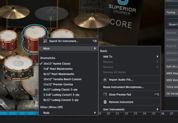 Toontrack Superior Drummer 3 : replace Toontrack Superior Drummer 3 : replace