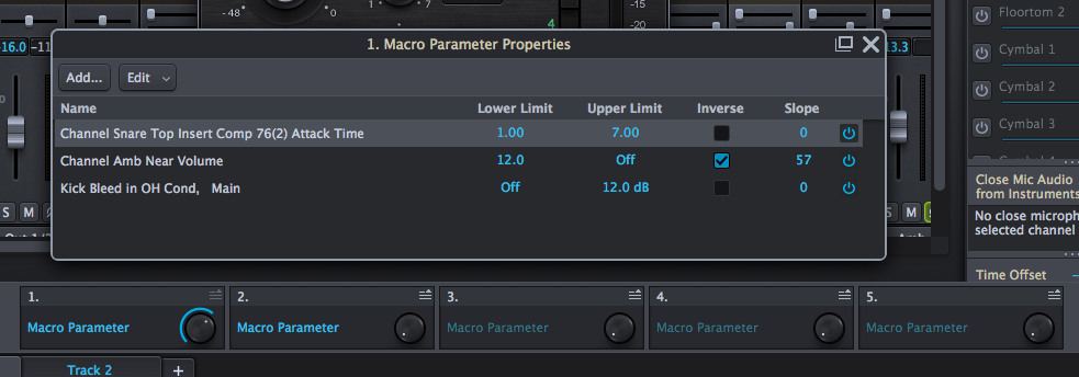 Toontrack Superior Drummer 3 : macros
