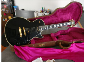 Gibson 1954 Les Paul Custom Black Beauty Bigsby VOS - VOS Ebony (25057)