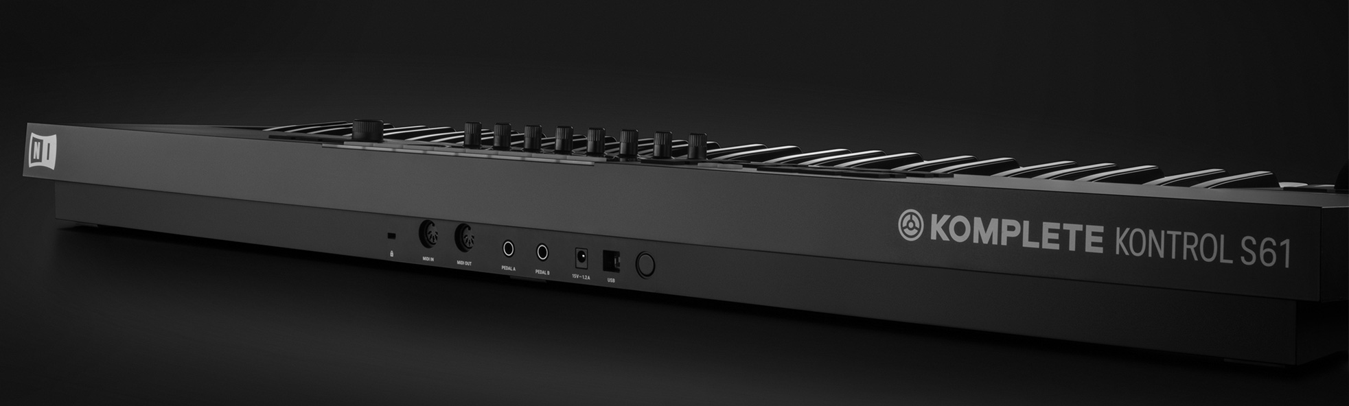 Native Instruments Komplete Kontrol S61 mk2 : NI KKS 61 rear