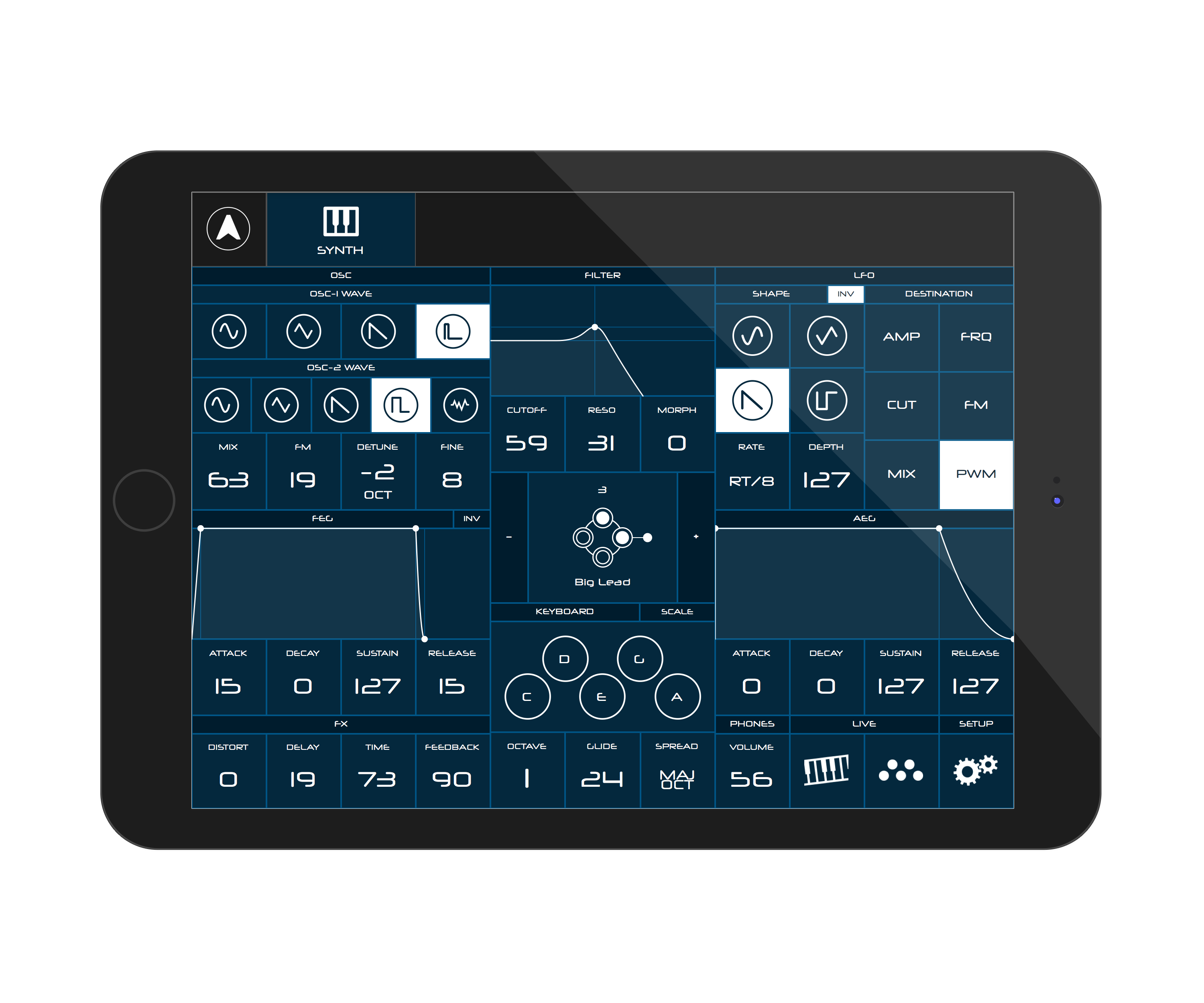 Modal Electronics CraftApp : synth ipad 2