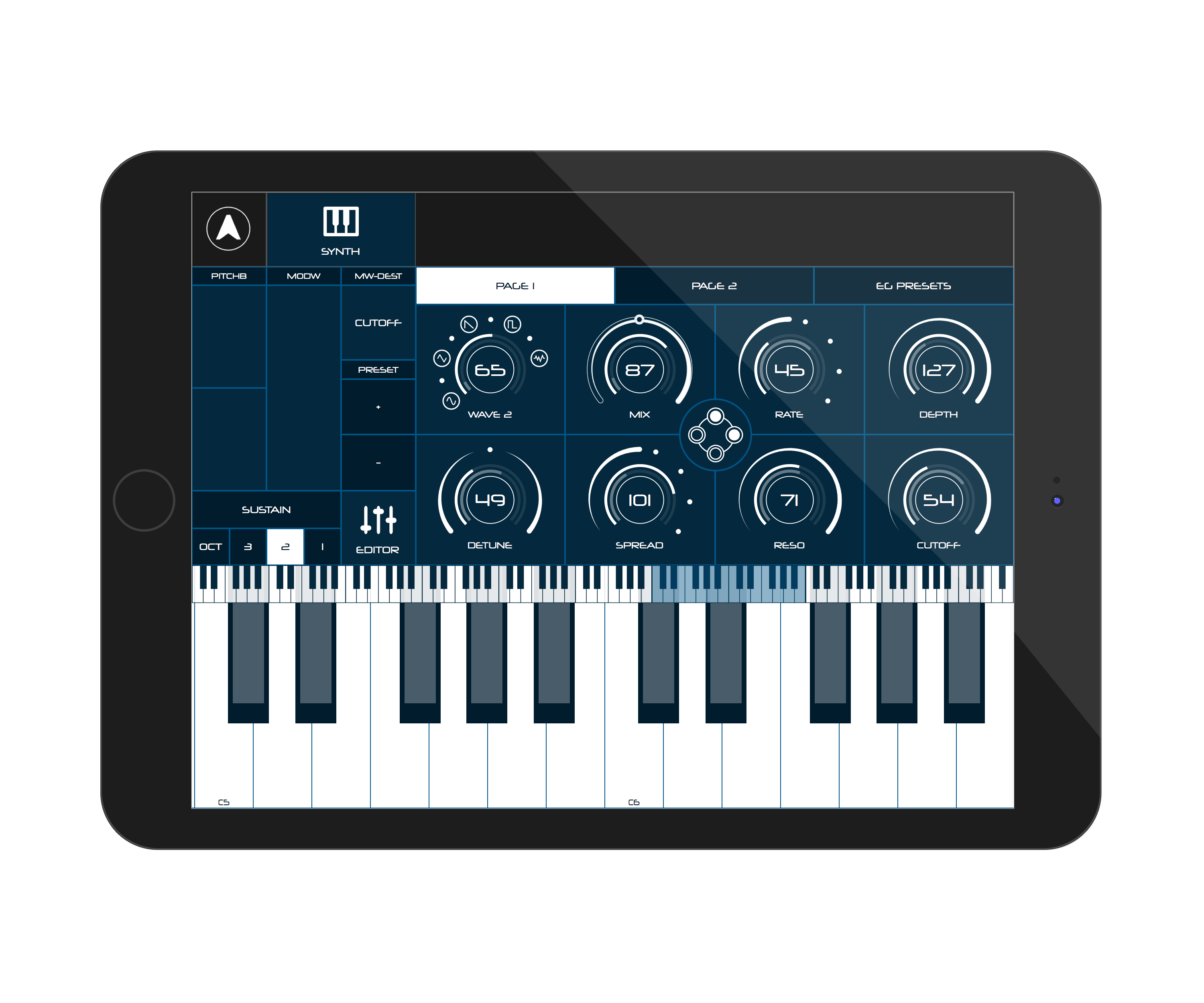 Modal Electronics CraftApp : synth ipad 1