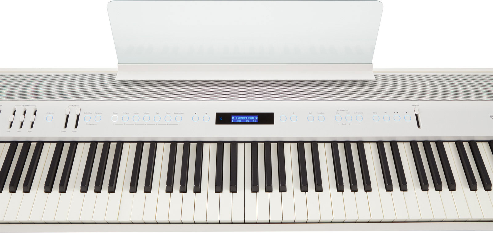 Roland FP-60 : gallery fp 60 top zoom white