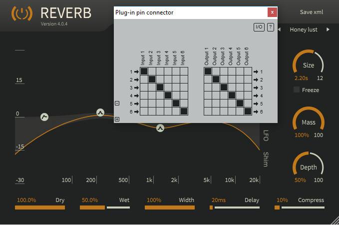 ToneBoosters Reverb 4 : Reverb 4 multichannel