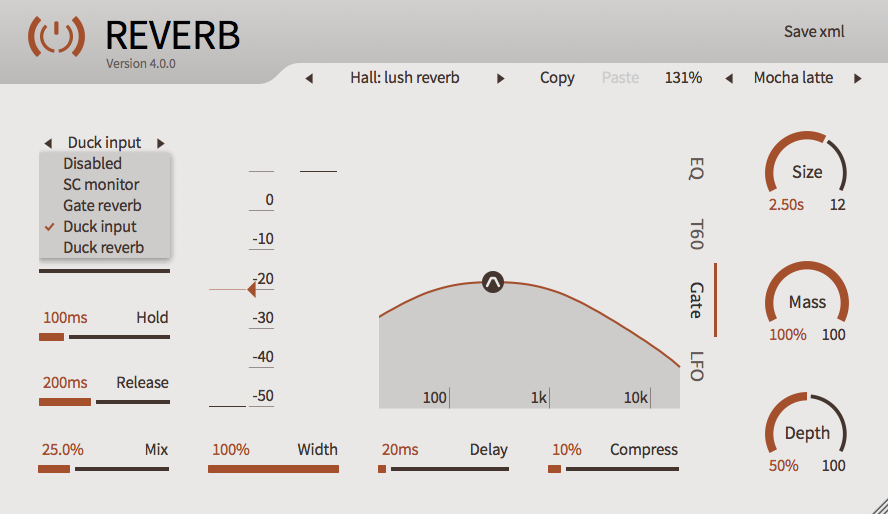 ToneBoosters Reverb 4 : Reverb 4 White