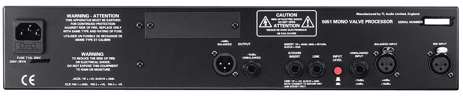 TL Audio 5051 Mono Tube Voice Processor