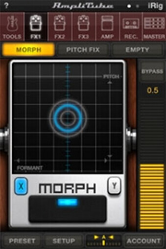 AmpliTube 2.2 for iPhone - Morph