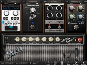 AmpliTube 2.2 for iPad - Pitch Fix