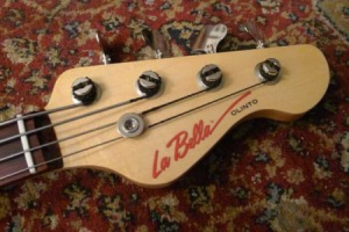 La Bella Olinto Bass Headstock