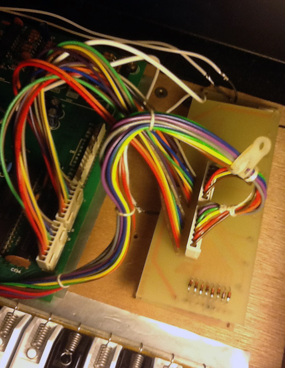 Board B - Top view when retrofit installed