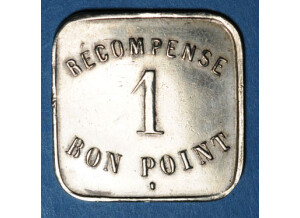 coins french emergency coins paris 75 recompense 1 bon point 112702R