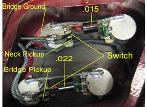 WCR Guitar Pickups Wiring Kit (79101)