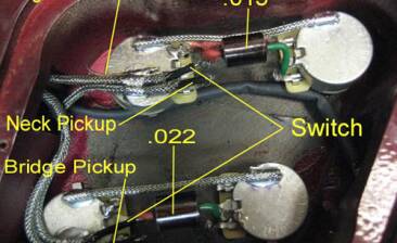 WCR Guitar Pickups Wiring Kit