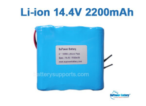 14.4V 2200mAh 4S Lithium ion 18650 Battery Pack
