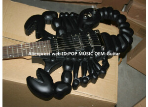 Black font b Scorpion b font Custom Shop Electric font b Guitar b font New Arrival