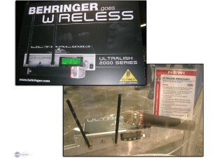 C'est nouveau, Behringer s'attaque aussi aux micros sans fil.