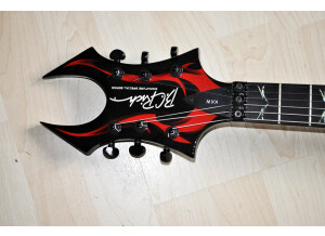 B.C. Rich Kerry King Wartribe - Onyx w/ Red Fire Graphic (79462)