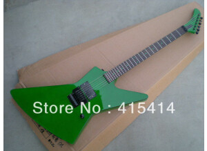 2013 NEW arrival font b guitar b font factory case creamy green font b ESP b