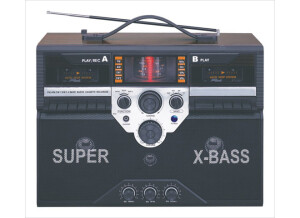 Professional Multi Band Portable Radio Cassette Recorder Player With Double Cassette Recorders AY 3900A