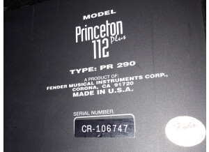 Fender Princeton 112 Plus