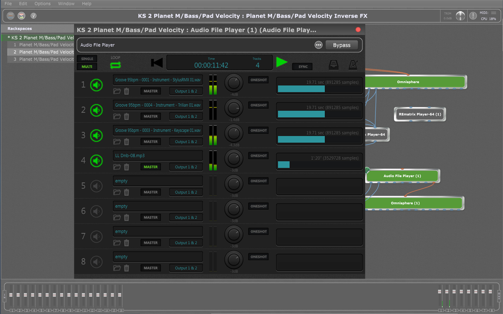 Gig Perfomer Audio Player