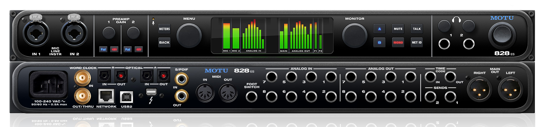 828es front rear stack