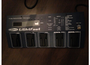 Showtec Lightfoot 4 way footcontroller-Dimmpack