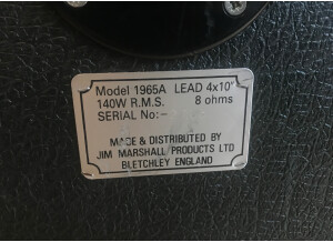 Marshall 1965B Lead (8245)
