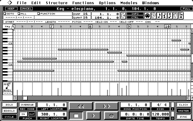 S&eacute;quenceurs logiciels &amp; STAN : cubase10atari