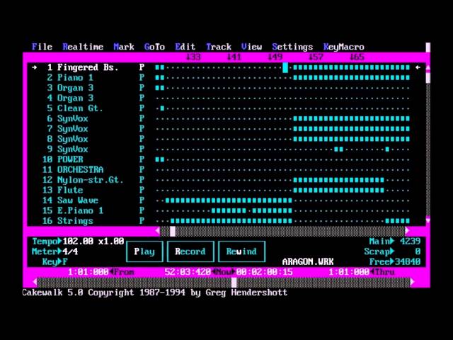 S&eacute;quenceurs logiciels &amp; STAN : cakewalk5