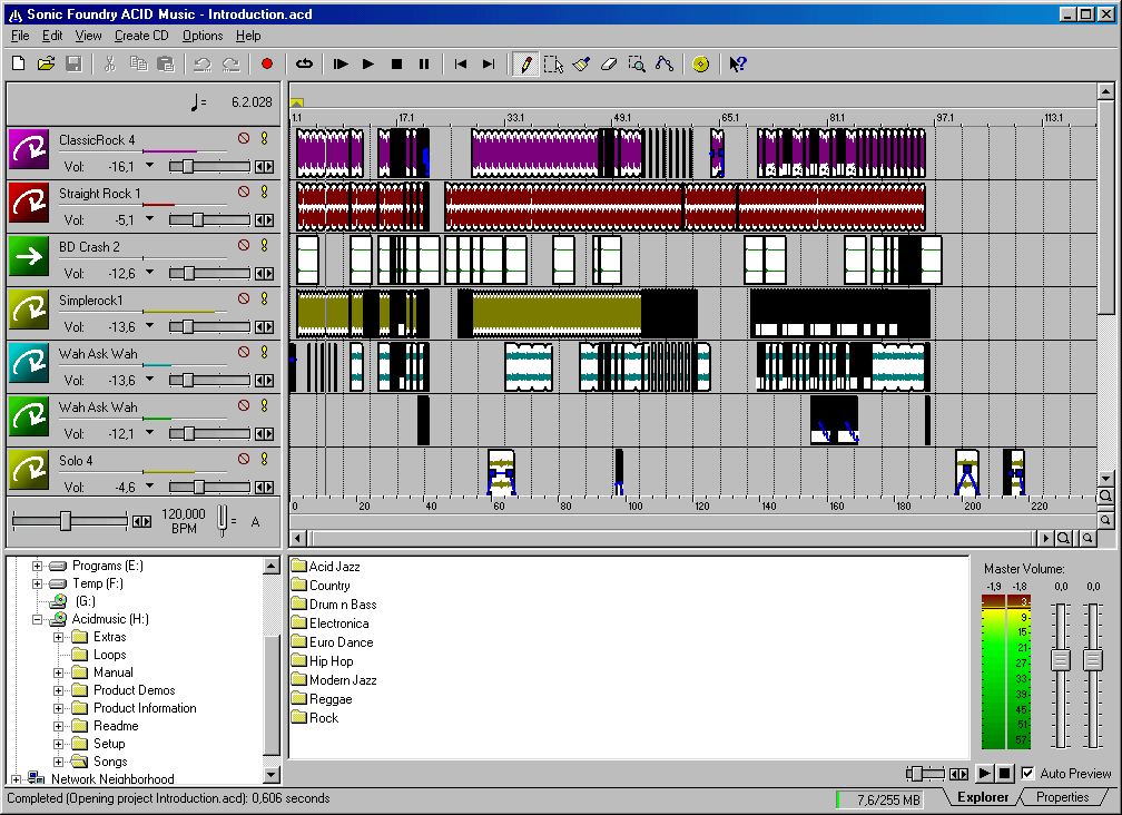 S&eacute;quenceurs logiciels &amp; STAN : sonicfoundryacid