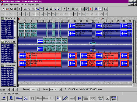 S&eacute;quenceurs logiciels &amp; STAN : magixmusicmaker