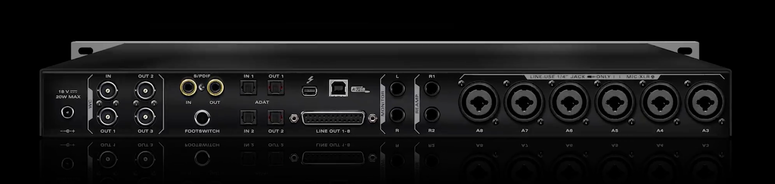 Antelope Audio Discrete 8 : Discrete 8 Rear