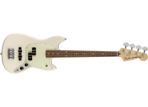 Fender Offset Mustang Bass PJ - Olympic White w/ Pau Ferro