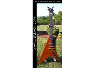 gibson moderne reissue 1982 cherry jerrock big