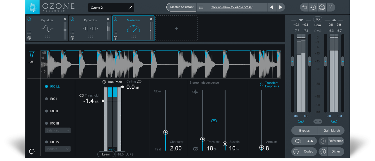 iZotope Ozone 8 Advanced : 1507128275117