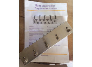 Buzz Electronics programmable looper 4 true bypass loops et un favorite switch