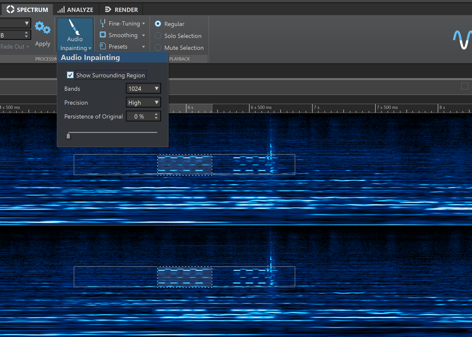 InPainting with Wings and Dialog