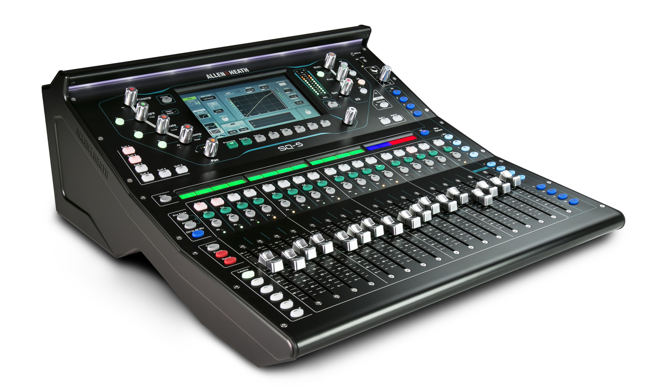 Allen &amp; Heath SQ-5 : SQ 5 HERO Right on white copy